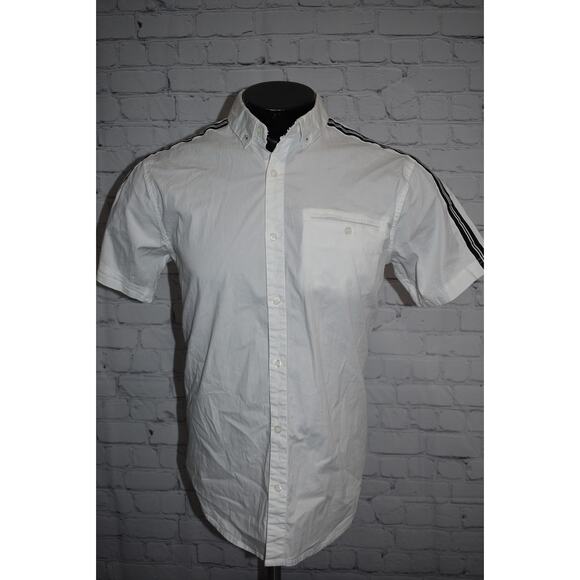 English Laundry Shirt Mens Size Large Stretch Christopher Wicks White - Picture 7 of 8